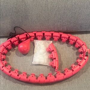 Pink infinity hoop plus